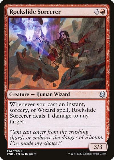 Rockslide Sorcerer Zendikar Rising Magic card