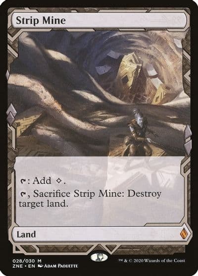 Strip Mine Zendikar Rising Expeditions Magic card