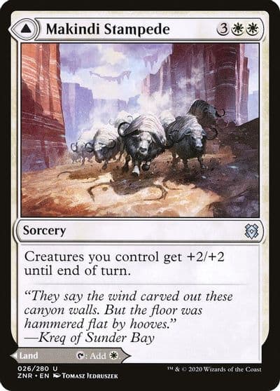 Makindi Stampede Zendikar Rising Magic card