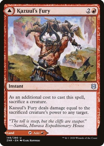 Kazuuls Fury Zendikar Rising Magic card