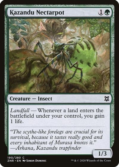Kazandu Nectarpot Zendikar Rising Magic card