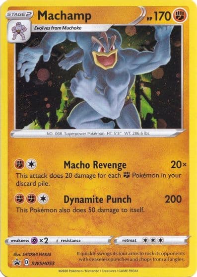 Machamp - SWSH053 SWSH: Sword & Shield Promo Cards Pokemon card