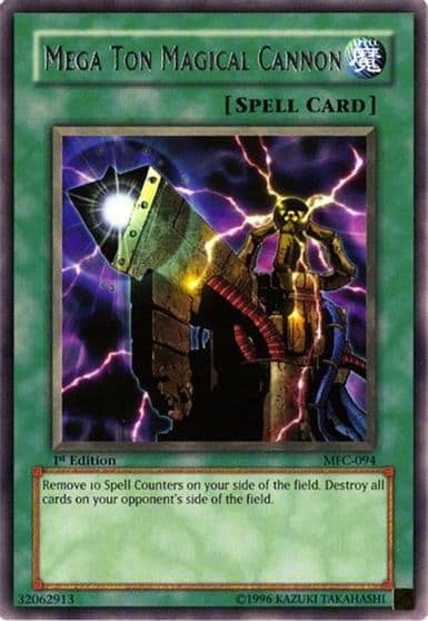 Mega Ton Magical Cannon Magician's Force Yu-Gi-Oh! card