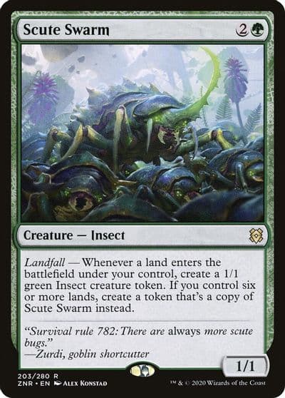 Scute Swarm Zendikar Rising Magic card