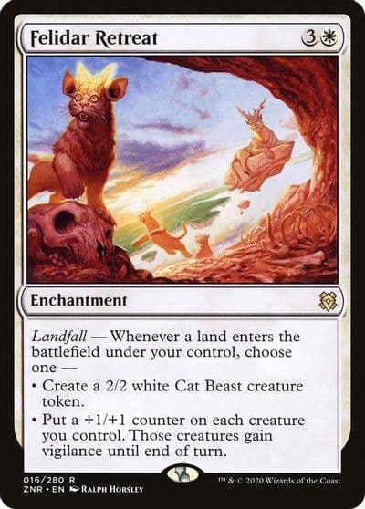 Felidar Retreat Zendikar Rising Magic card