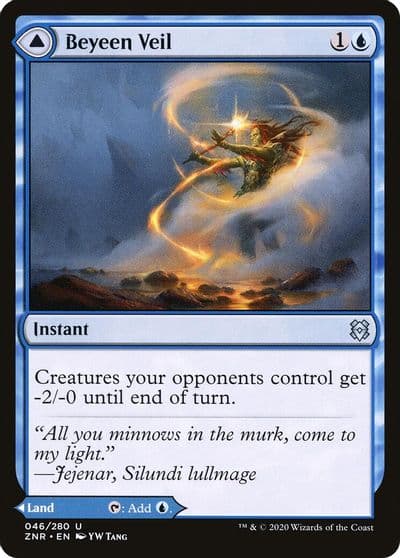 Beyeen Veil Zendikar Rising Magic card