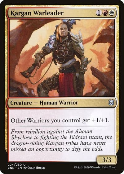 Kargan Warleader Zendikar Rising Magic card