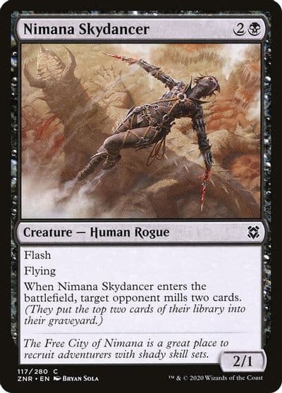 Nimana Skydancer Zendikar Rising Magic card