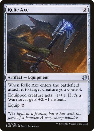 Relic Axe Zendikar Rising Magic card