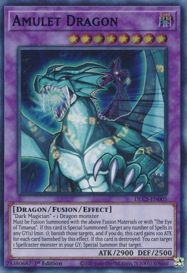 Amulet Dragon Blue Dragons of Legend: The Complete Series Yu-Gi-Oh! card