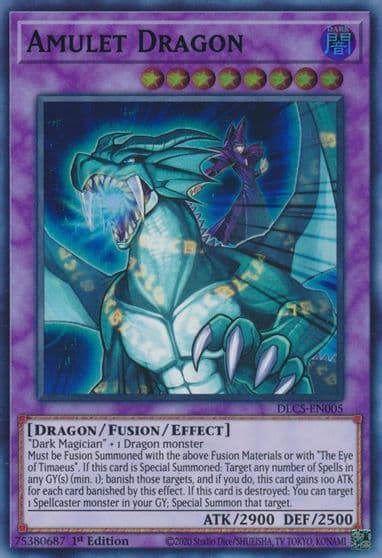 Amulet Dragon Green Dragons of Legend: The Complete Series Yu-Gi-Oh! card