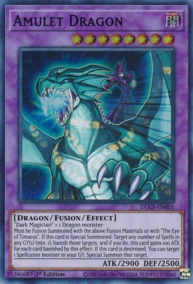 Amulet Dragon Purple Dragons of Legend: The Complete Series Yu-Gi-Oh! card