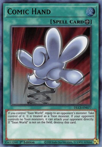Comic Hand Green Dragons of Legend: The Complete Series Yu-Gi-Oh! card