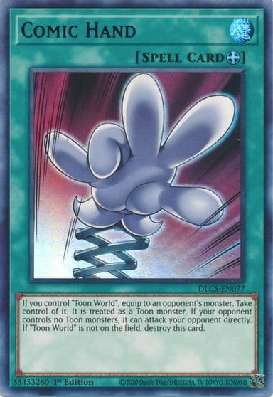 Comic Hand Purple Dragons of Legend: The Complete Series Yu-Gi-Oh! card