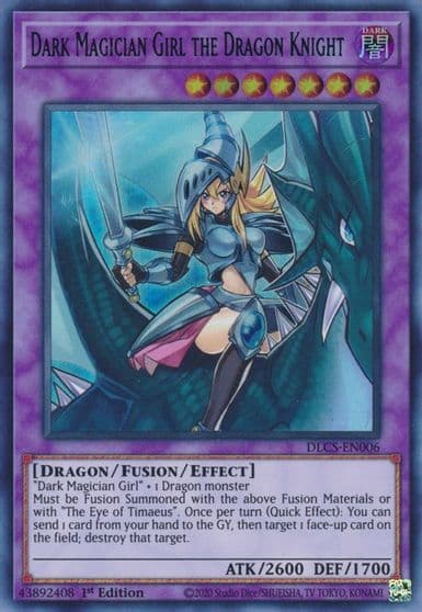 Dark Magician Girl the Dragon Knight Blue Dragons of Legend: The Complete Series Yu-Gi-Oh! card