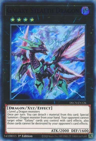 Galaxy Stealth Dragon Purple Dragons of Legend: The Complete Series Yu-Gi-Oh! card