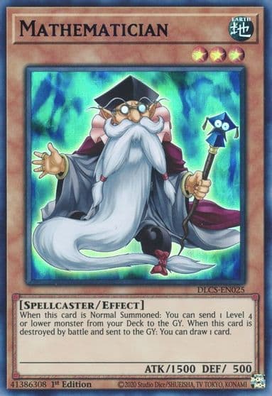 Mathematician Blue Dragons of Legend: The Complete Series Yu-Gi-Oh! card
