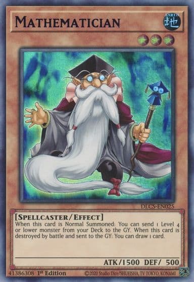 Mathematician Purple Dragons of Legend: The Complete Series Yu-Gi-Oh! card