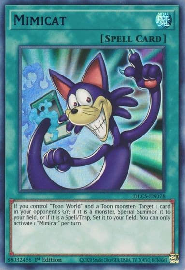 Mimicat Blue Dragons of Legend: The Complete Series Yu-Gi-Oh! card