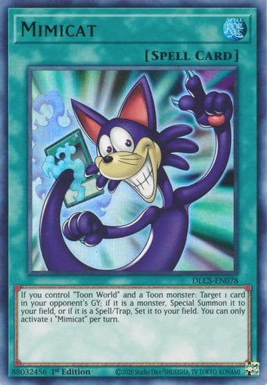 Mimicat Green Dragons of Legend: The Complete Series Yu-Gi-Oh! card