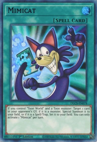 Mimicat Purple Dragons of Legend: The Complete Series Yu-Gi-Oh! card