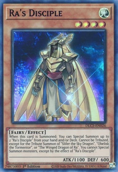 Ras Disciple Blue Dragons of Legend: The Complete Series Yu-Gi-Oh! card