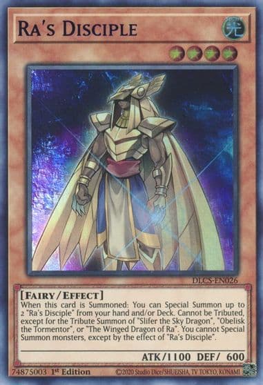Ras Disciple Purple Dragons of Legend: The Complete Series Yu-Gi-Oh! card