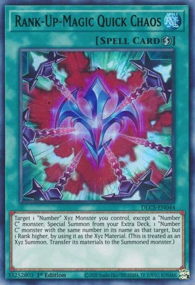 Rank Up Magic Quick Chaos Green Dragons of Legend: The Complete Series Yu-Gi-Oh! card