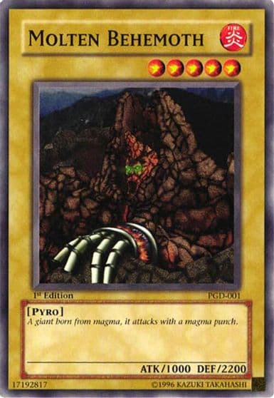 Molten Behemoth Pharaonic Guardian Yu-Gi-Oh! card