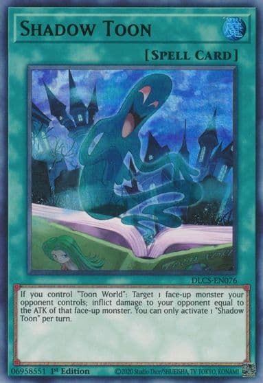 Shadow Toon Green Dragons of Legend: The Complete Series Yu-Gi-Oh! card