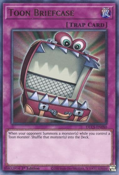 Toon Briefcase Green Dragons of Legend: The Complete Series Yu-Gi-Oh! card