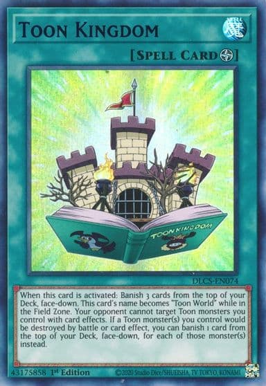 Toon Kingdom Blue Dragons of Legend: The Complete Series Yu-Gi-Oh! card