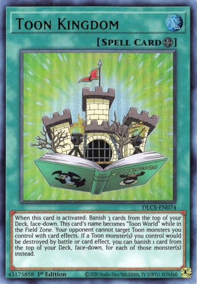 Toon Kingdom Green Dragons of Legend: The Complete Series Yu-Gi-Oh! card