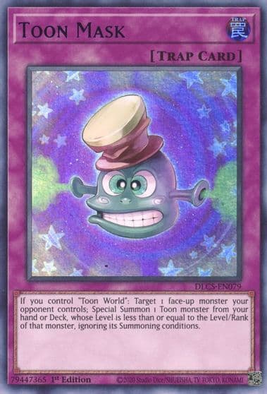 Toon Mask Blue Dragons of Legend: The Complete Series Yu-Gi-Oh! card