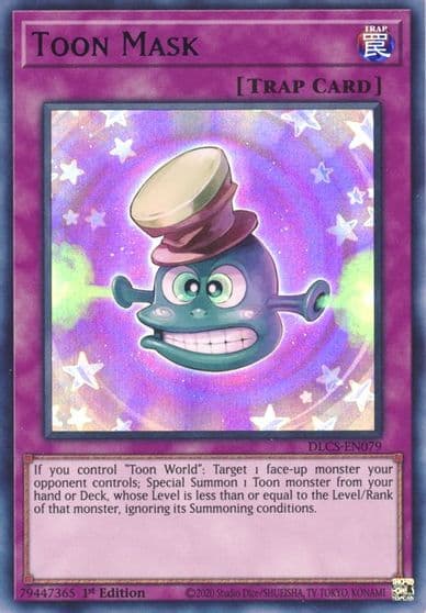 Toon Mask Purple Dragons of Legend: The Complete Series Yu-Gi-Oh! card