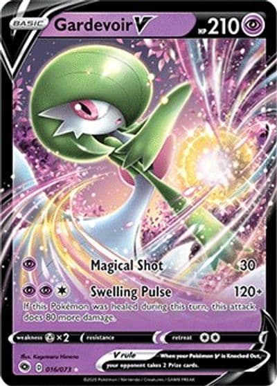 Gardevoir V Champion's Path Pokemon card