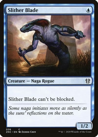 Slither Blade Commander: Zendikar Rising Magic card