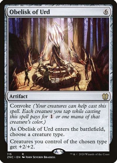 Obelisk of Urd Commander: Zendikar Rising Magic card