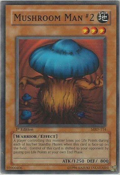 Mushroom Man 2 Metal Raiders Yu-Gi-Oh! card