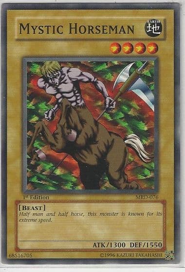 Mystic Horseman Metal Raiders Yu-Gi-Oh! card