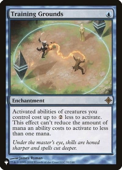 Training Grounds The List Reprints Magic card