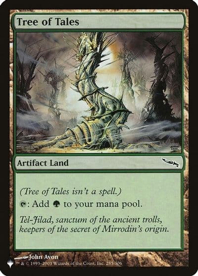 Tree of Tales The List Reprints Magic card