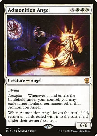 Admonition Angel Commander: Zendikar Rising Magic card
