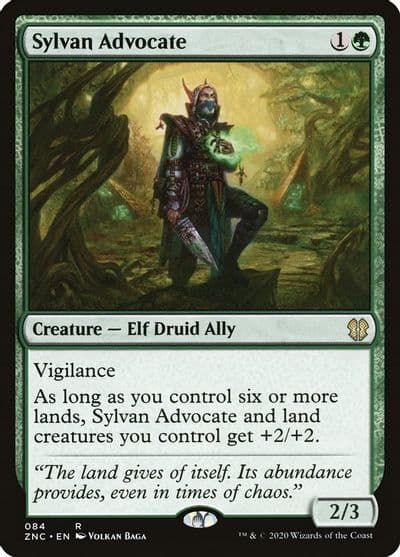 Sylvan Advocate Commander: Zendikar Rising Magic card