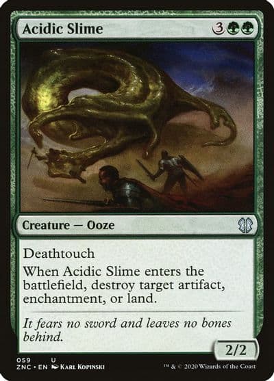 Acidic Slime Commander: Zendikar Rising Magic card