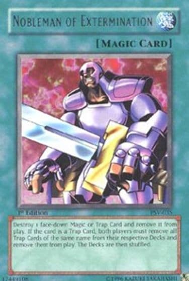 Nobleman of Extermination Pharaoh's Servant Yu-Gi-Oh! card