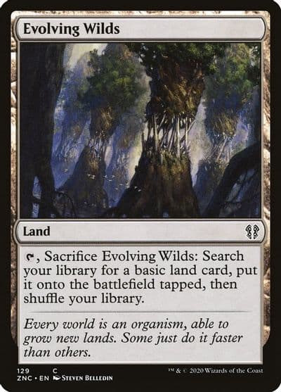 Evolving Wilds Commander: Zendikar Rising Magic card