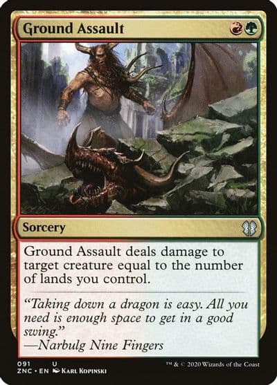 Ground Assault Commander: Zendikar Rising Magic card