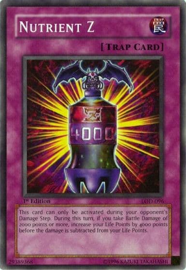 Nutrient Z Legacy of Darkness Yu-Gi-Oh! card