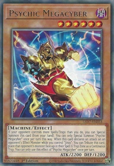 Psychic Megacyber Legendary Duelists: Rage of Ra Yu-Gi-Oh! card